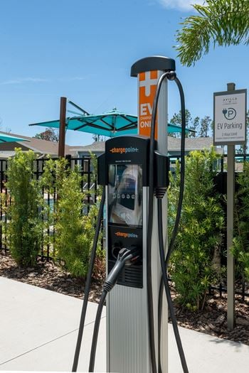 Community ev charging station
